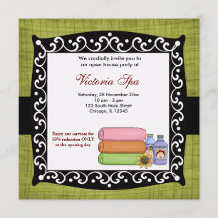 Open House Wellness-Center Business Einladung