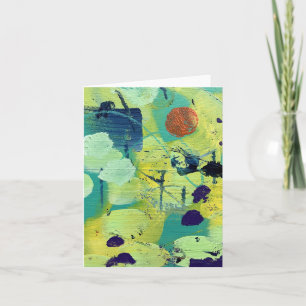 Open Meadow/Fenceposts Notizkarten