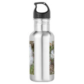 Open Milkweed Pods | Samen mit Seide | Edelstahlflasche (Rückseite)