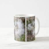 Open Milkweed Pods | Samen mit Seide | Kaffeetasse (VorderseiteRechts)