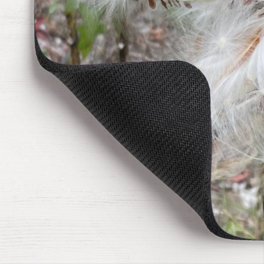 Open Milkweed Pods | Samen mit Seide | Mousepad (Ecke)