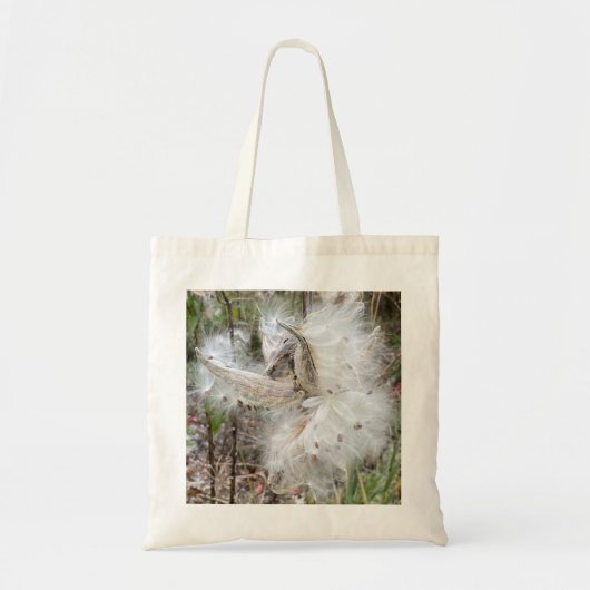 Open Milkweed Pods | Samen mit Seide | Tragetasche (Vorne)