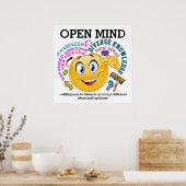 OPEN MIND - Vokabular - Poster (Küche)
