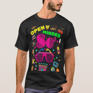 Open Minded 80er Jahre Generation Cool zurück auf T-Shirt