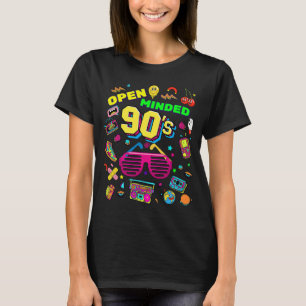 Open Minded 90er Jahre Generation Cool zurück auf T-Shirt