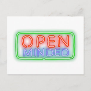 Open Minded Postkarte