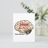 Open Minded Postkarte (Stehend Vorderseite)