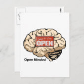 Open Minded Postkarte (Vorne/Hinten)