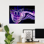 Open Mouth Fresh Breath Dentist Poster (Heimbüro)