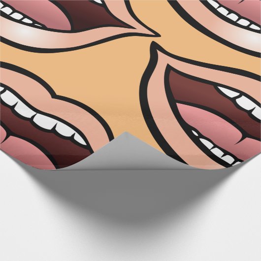 Open Mouth Geschenkpapier (Ecke)