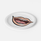 Open Mouth Pappteller (Schrägansicht)