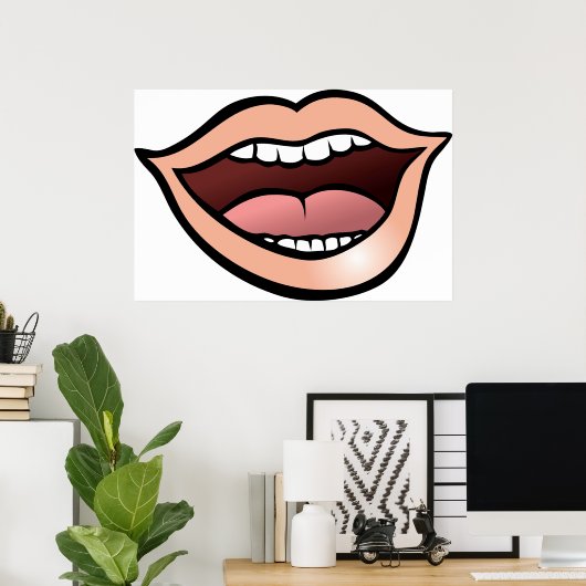 Open Mouth Poster (Heimbüro)