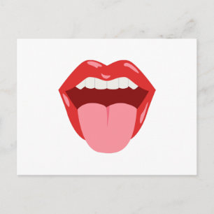 Open Mouth Postkarte