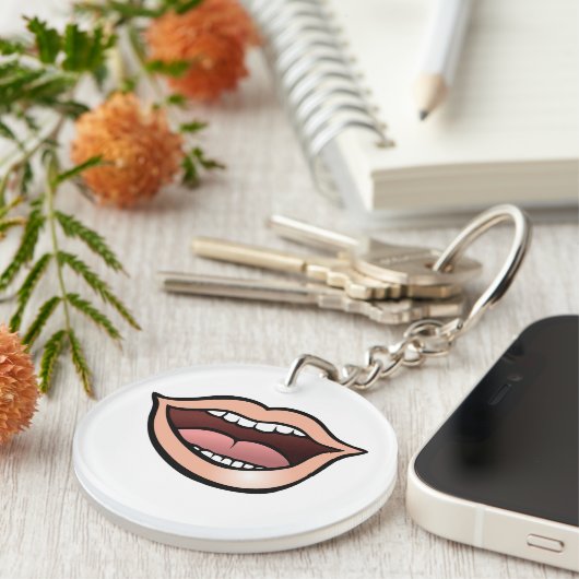 Open Mouth Schlüsselanhänger (Vorderseite rechts)