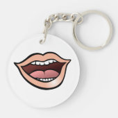 Open Mouth Schlüsselanhänger (Rückseite)
