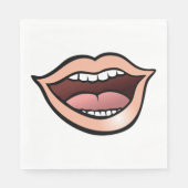 Open Mouth Serviette (Vorderseite)