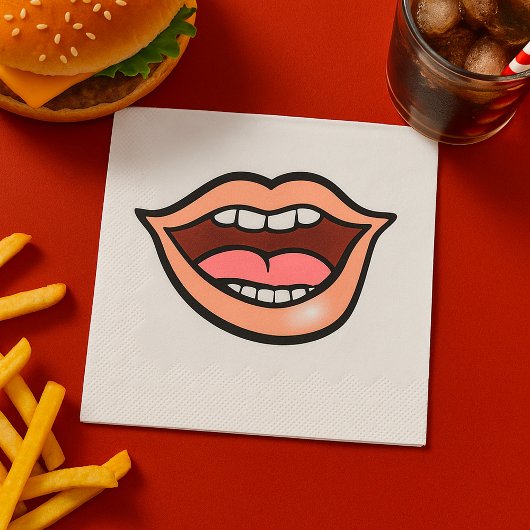 Open Mouth Serviette