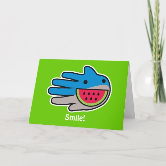 Open Mouth Shark Karte (Vorderseite)