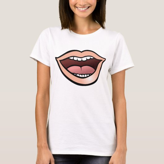 Open Mouth T-Shirt (Vorderseite)