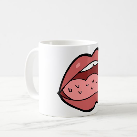 Open Mouth Tasse (Vorderseite Links)