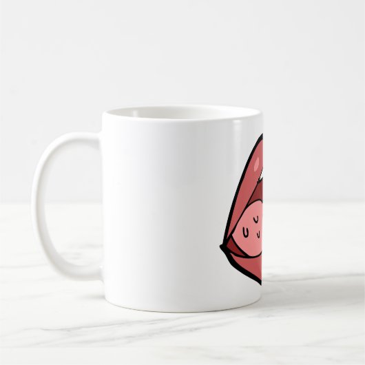 Open Mouth Tasse (Links)