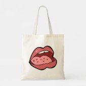 Open Mouth Tote Bag Tragetasche (Rückseite)