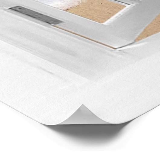 Open Ocean Window Poster (Ecke)