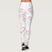 Open Red Hearts Leggings (Rückseite)