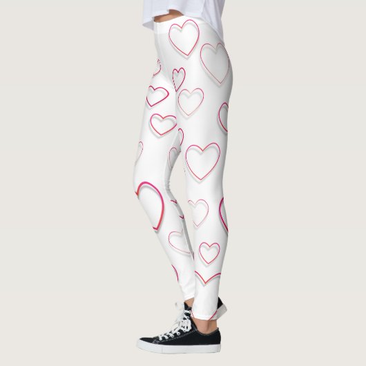 Open Red Hearts Leggings (Links)