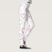 Open Red Hearts Leggings (Rechts)