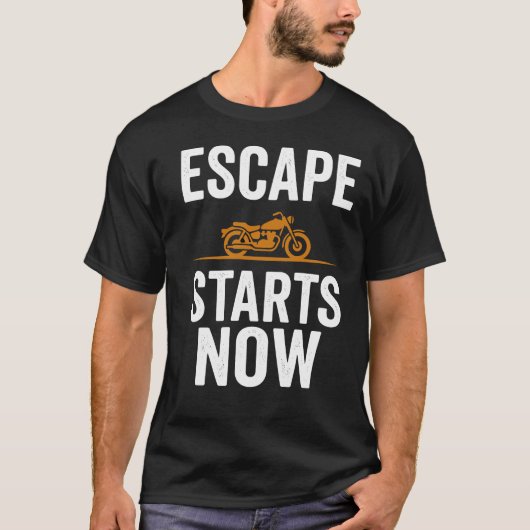 Open Road Escape Starts Now T-Shirt (Vorderseite)