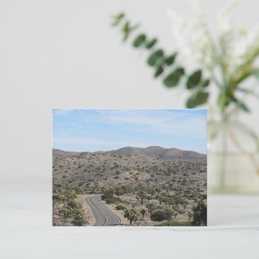 Open Road- Joshua Tree Postkarte (Stehend Vorderseite)