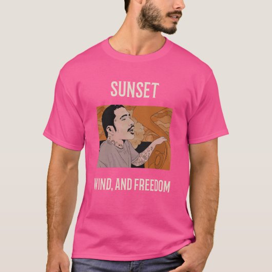 Open Road Sunset Vibes T-Shirt (Vorderseite)