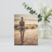 Open Road - Tiny Kurz Shorts babe Foto Postcard Postkarte (Stehend Vorderseite)