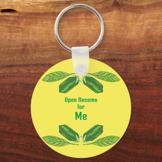 Open sesame designer Keychain Schlüsselanhänger (Vorderseite)