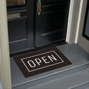 OPEN SIGN FUßMATTE