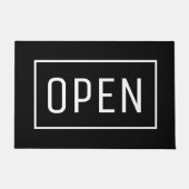 OPEN SIGN FUßMATTE (Vorderseite)