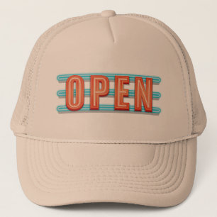 OPEN SIGN TRUCKERKAPPE