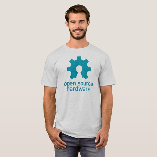 Open-Source-Hardware-T - Shirt (Vorne ganz)