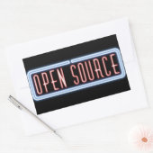 Open Source Neon Sign Sticker (Umschlag)