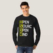 Open Source Open Mind 3 Programm Coder Computer De T-Shirt (Vorne ganz)