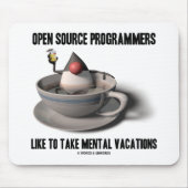 Open Source Programmierer wie Mental Vacations Mousepad (Vorne)
