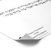 Open Source Translation Obadiah 1:12 Poster (Ecke)