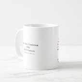 Open Source Translation Obadiah 1:18 Tasse (Vorderseite Links)