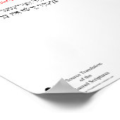 Open Source Translation Obadiah 1:20 Poster (Ecke)