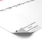 Open Source Translation Obadiah 1:2 Poster (Ecke)