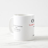 Open Source Translation Obadiah 1:2 Tasse (Vorderseite Links)