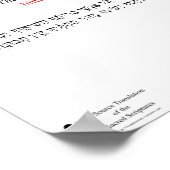 Open Source Translation Obadiah 1:7 Poster (Ecke)
