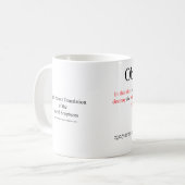 Open Source Translation Obadiah 1:8 Tasse (Vorderseite Links)