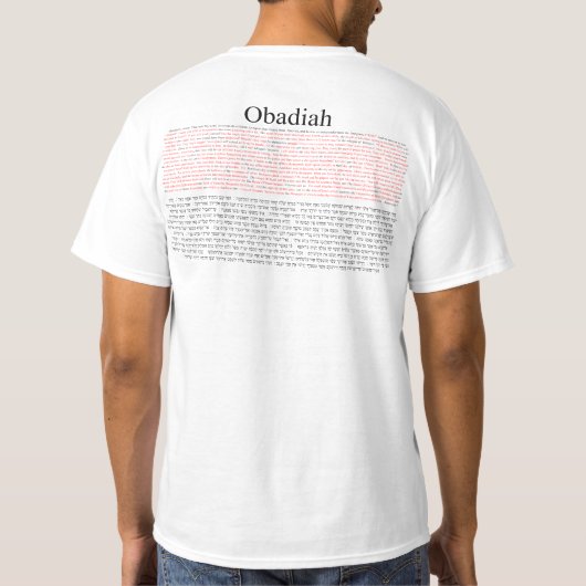 Open Source Translation Obadiah T-Shirt (Rückseite)